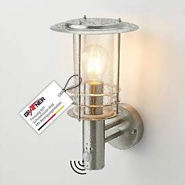 Grafner Design Edelstahl Wandlampe mit