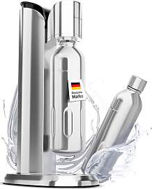 GrailOne Wassersprudler Premium Edelstahl Sprudler 