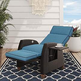 Grand patio Relaxliege Liegesessel mit Sitzkissen