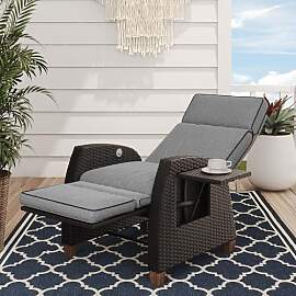 Grand patio Relaxliege Liegesessel mit Sitzkissen