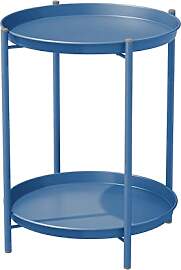 Grand patio Runder Beistelltisch, Kaffeetische, 2