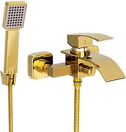 Granitan Badewannenarmatur mit Handbrause -