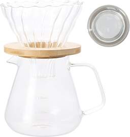 Granvoo Kaffeekaraffe Glas 600ml, Kaffeebereiter