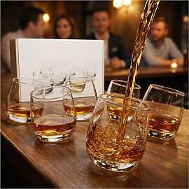 Gravidus edles Whiskygläser-Set mit 6
