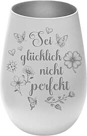 Graviertes Windlicht „Sei glücklich Nicht