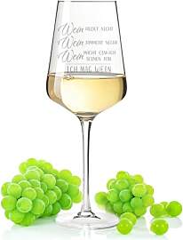 GRAVURZEILE Leonardo Weinglas mit Gravur - Wein