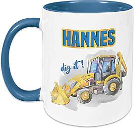GRAZDesign Kindertasse mit Namen, Tasse Kinder,