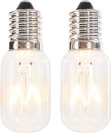 greate 2x Kühlschranklampe 15W E14 warmweiß -