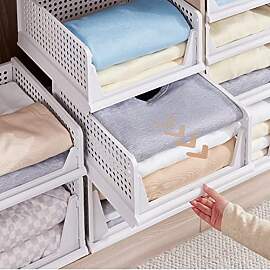 GREELUE 3 Stück Schrank Organizer Kleiderschrank, 