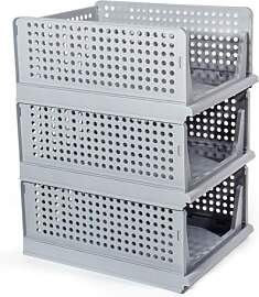GREELUE Schrank Organizer Kleiderschrank 3 Stück, 