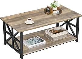 GreenForest Couchtisch mit Runder Ecke, 100 cm