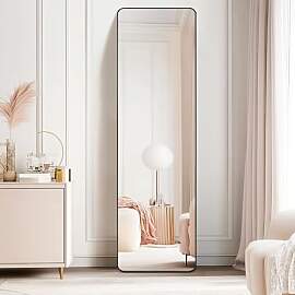 GREENSAPPIRE Ganzkörperspiegel Schwarz 160x50cm