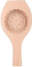 Greensen Mooncake Form Holz Blume Runde Holz