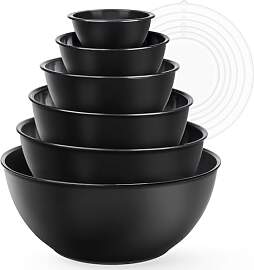 Greentainer Salatschüssel Set mit Deckel,