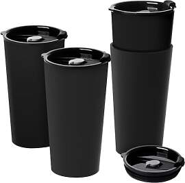 Greentainer Travel Mug mit Deckel,Plastik Robust