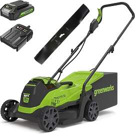 Greenworks 24V Kabelloser Akku Rasenmäher mit