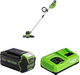 Greenworks 40V Akku Rasentrimmer für mittelgroße 