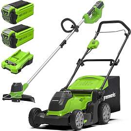 Greenworks 40V Kabelloser Akku Rasenmäher 41 cm