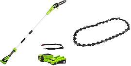 Greenworks Akku Hochentaster,20 cm Blattlänge, 8