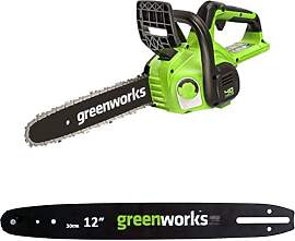 Greenworks Akku Kettensäge, 12 Zoll (30 cm)