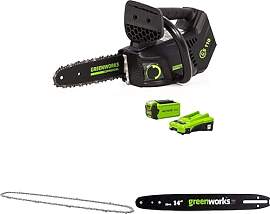 Greenworks Akku Kettensäge mit Akku und