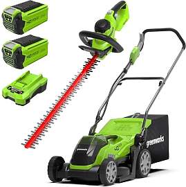 Greenworks Akku-Rasenmäher 40V 35cm + Akku