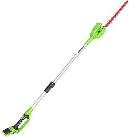 Greenworks G24PH51 Akku Stabheckenschere mit