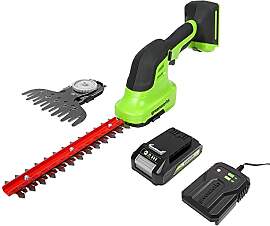 Greenworks G24SHTK2 2-in-1 Strauch- und