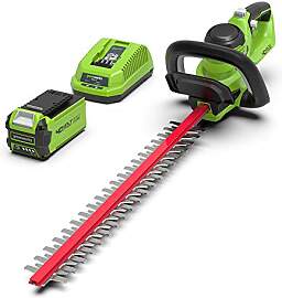 Greenworks G40HT61K2 Akku Heckenschere, 61 cm