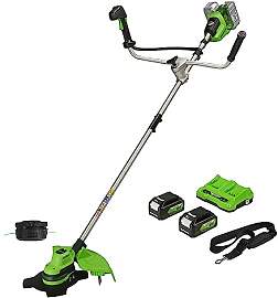 Greenworks GD24X2BCBK4x Akku Freischneider mit
