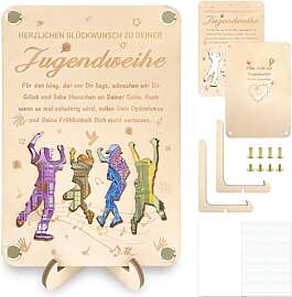 GreenYeah Jugendweihe Geldgeschenke Holz,