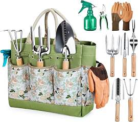 Grenebo Gartenwerkzeug Set,9 Stück Garten