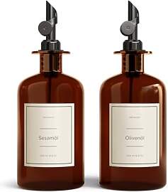 Greymount ® Essig und Ölflaschen Set - 2er Pack