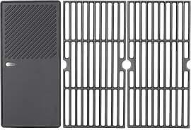 GriHero Gusseisen Grillrost & Grillplatte für 