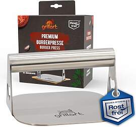 grillart® Premium Burgerpresse aus hochwertigem