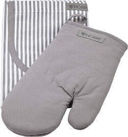 Grillhandschuhe ROSS "Exclusiv", silber