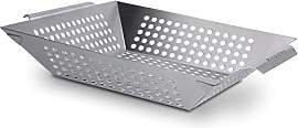 Grillkorb aus Edelstahl Grillschale 30 x 30 x 6 cm 