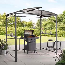 Grillpavillon KONIFERA "Roma", grau