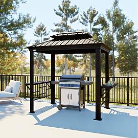 Grillpavillon SOJAG "BBQ Messina", grau