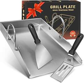Grillplatte Plancha Geschenke für Männer Frauen, 