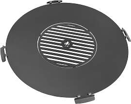 Grillplattenaufsatz COOKKING, schwarz, Ø:78cm,