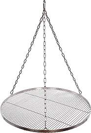 Grillrost Ø 70 cm mit Kette Edelstahl 4 mm