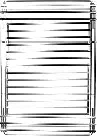 Grillrost TEPRO, silber (silberfarben), B:39cm