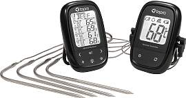 Grillthermometer TEPRO, schwarz, B:6,5cm H:10cm