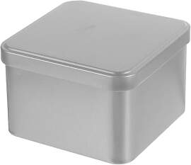 GRIRIW Quadratische Metall Teedose