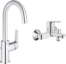 GROHE BauFlow - Einhand-Waschtischarmatur, chrom,