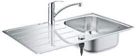 Grohe Einbauspüle-Set 31565SD1 86x50cm, 1 Becken, 