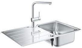 Grohe Einbauspüle-Set 31573SD1 86x50cm, 1 Becken, 