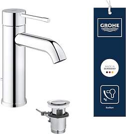 GROHE Essence, energiesparende Waschtischarmatur,