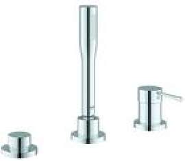 Grohe Essence Wannenarmatur 19976001 chrom, 3-Loch 